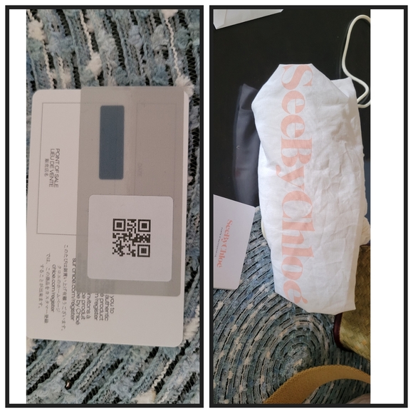 Authenticated NWT Chloe straw bucket bag - Picture 10 of 10